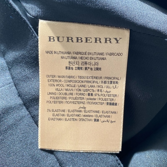 Burberry Black Pencil Skirt US Size 2 - Picture 10 of 13
